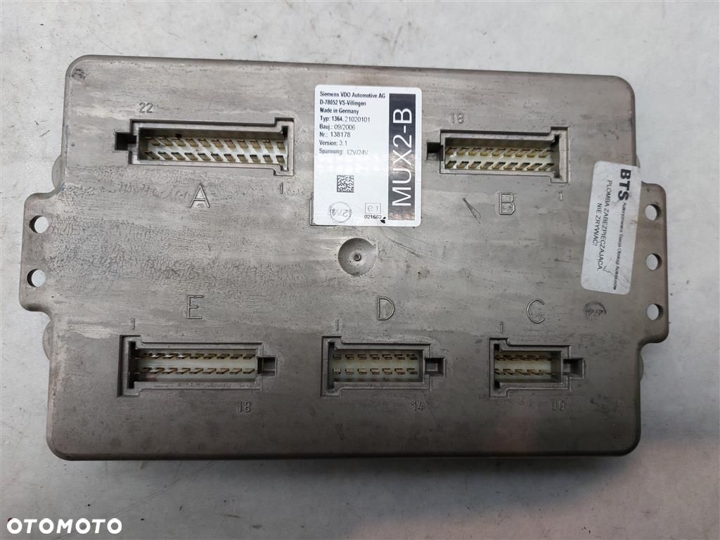 MODUŁ Sterownik Solaris Urbino SIEMENS VDO 136421020101 - 1