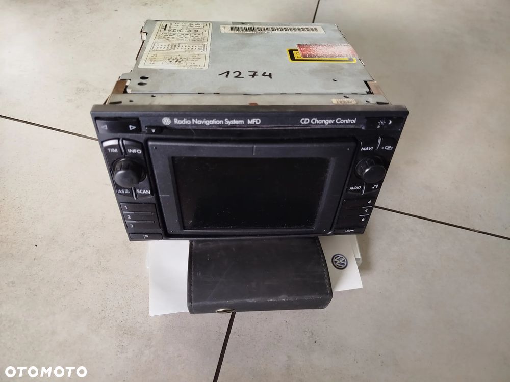 VW Passat B5 FL radio nawigacja 2 DIN z kodem - 4