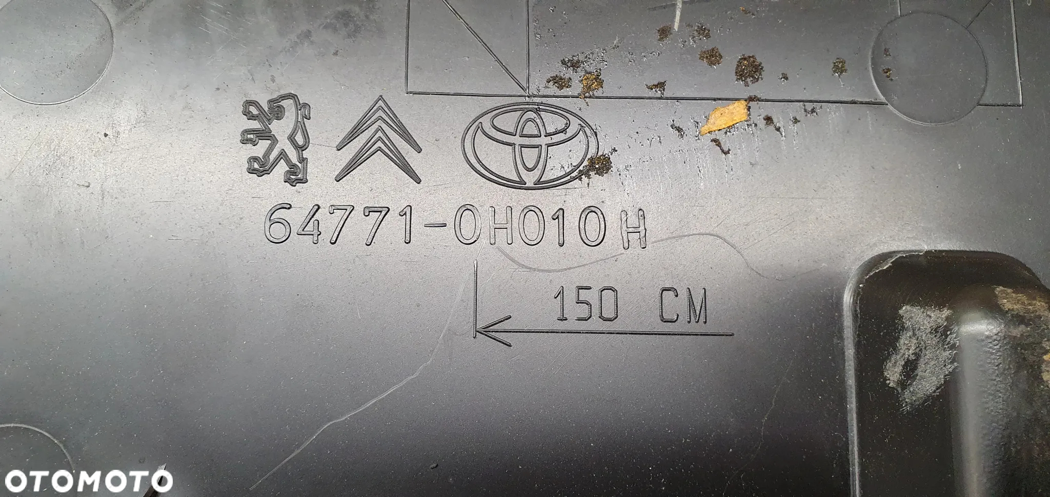 Płyta podłoga bagażnika Toyota Aygo 64771-0H010 - 5