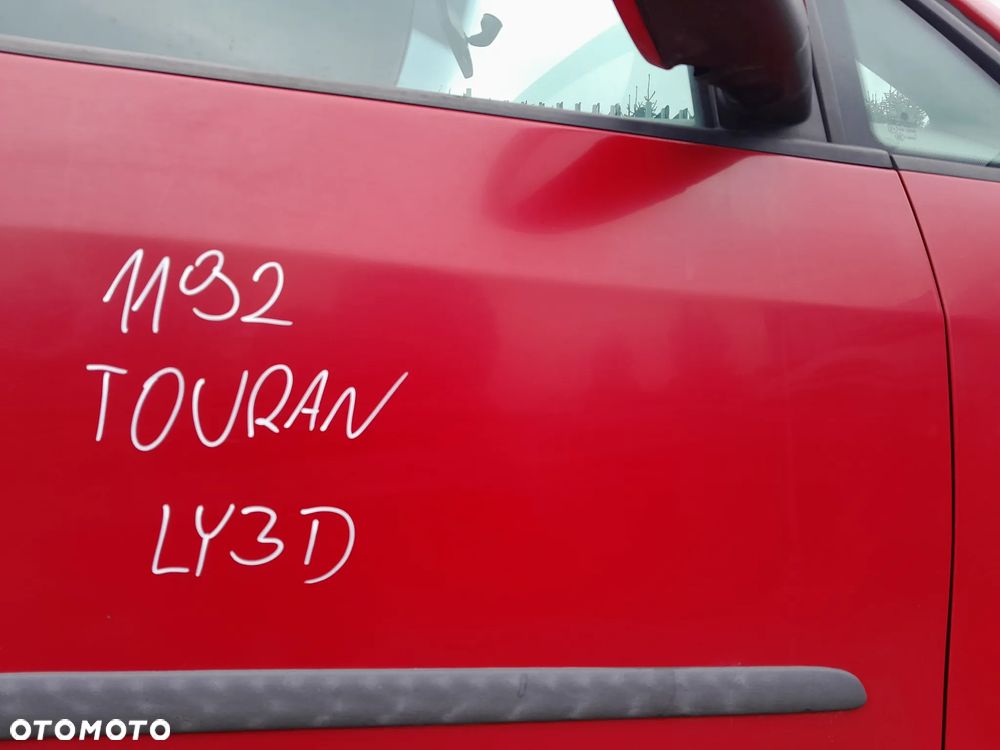VW TOURAN DRZWI PRAWE PRZEDNIE PRAWY PRZÓD KOLOR: LY3D - 3