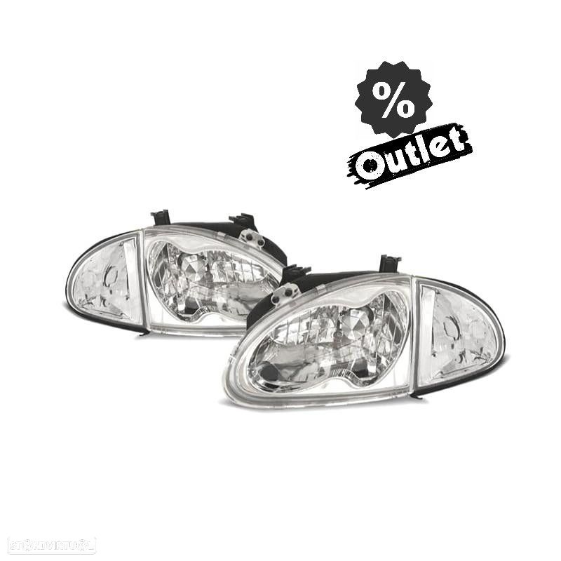R145218C1 PISCAS PARA HONDA CRX DEL SOL 92-97 FUNDO CROMADO - 1