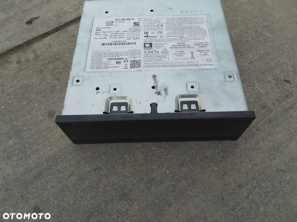 CUPRA Formentor 5FF Moduł nawigacji 5FA035862R - 2