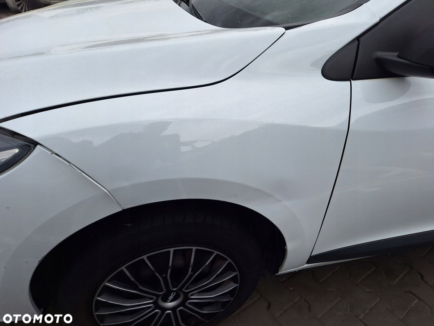 RENAULT MEGANE 3 III LIFT 08-15 BIAŁY BŁOTNIK PRZÓD LEWY OV369 - 2