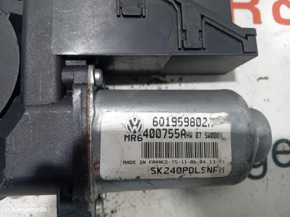 Motor Elevador Vidro Porta Frente Esquerdo Seat Ibiza 6L1 6Q1959802A Original - 5