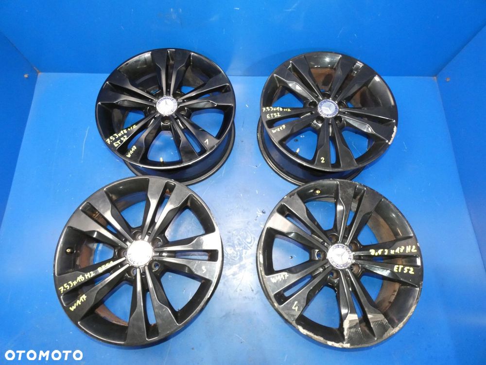 MERCEDES CLA W117 B KLASA W246 W176 FELGI ALUMINIOWE 18'' R18 ET52 - 1