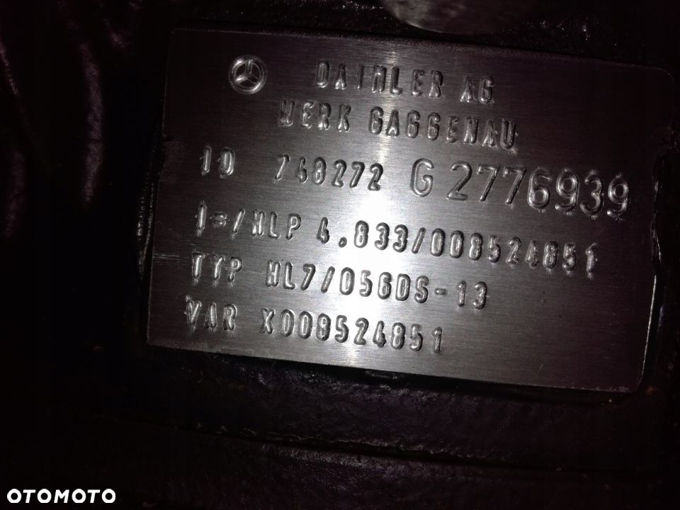 MERCEDES NOWY MOST NAPĘDOWY OSTATNI HL7/056DS-13 - 4
