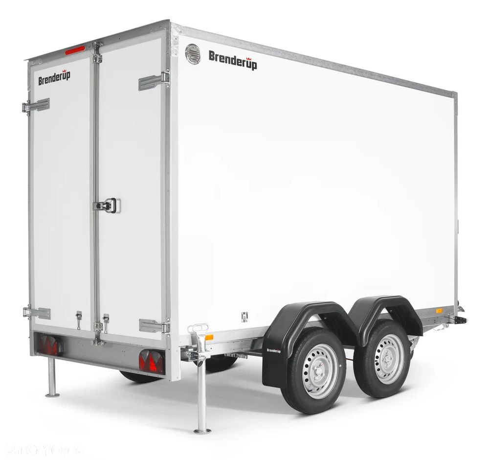 Brenderup Przyczepa CARGO CD300 TBD furgon z DRZWIAMI  300x155x185cm z hamulcem 2000kg - 13