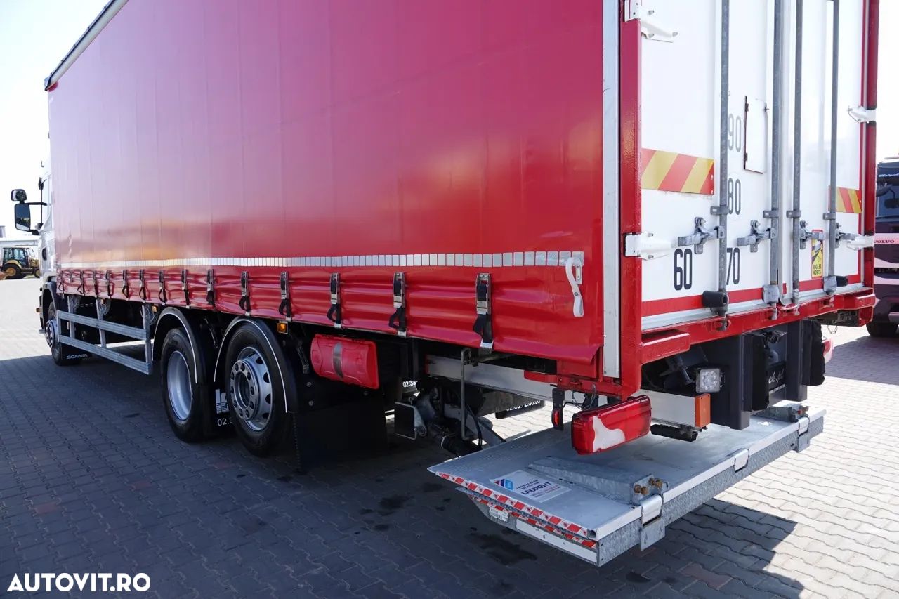 Scania G 320 / 6x2 / Curtainsider - 9 M / + LIFTARE / AXIE DE RIFATARE - 9