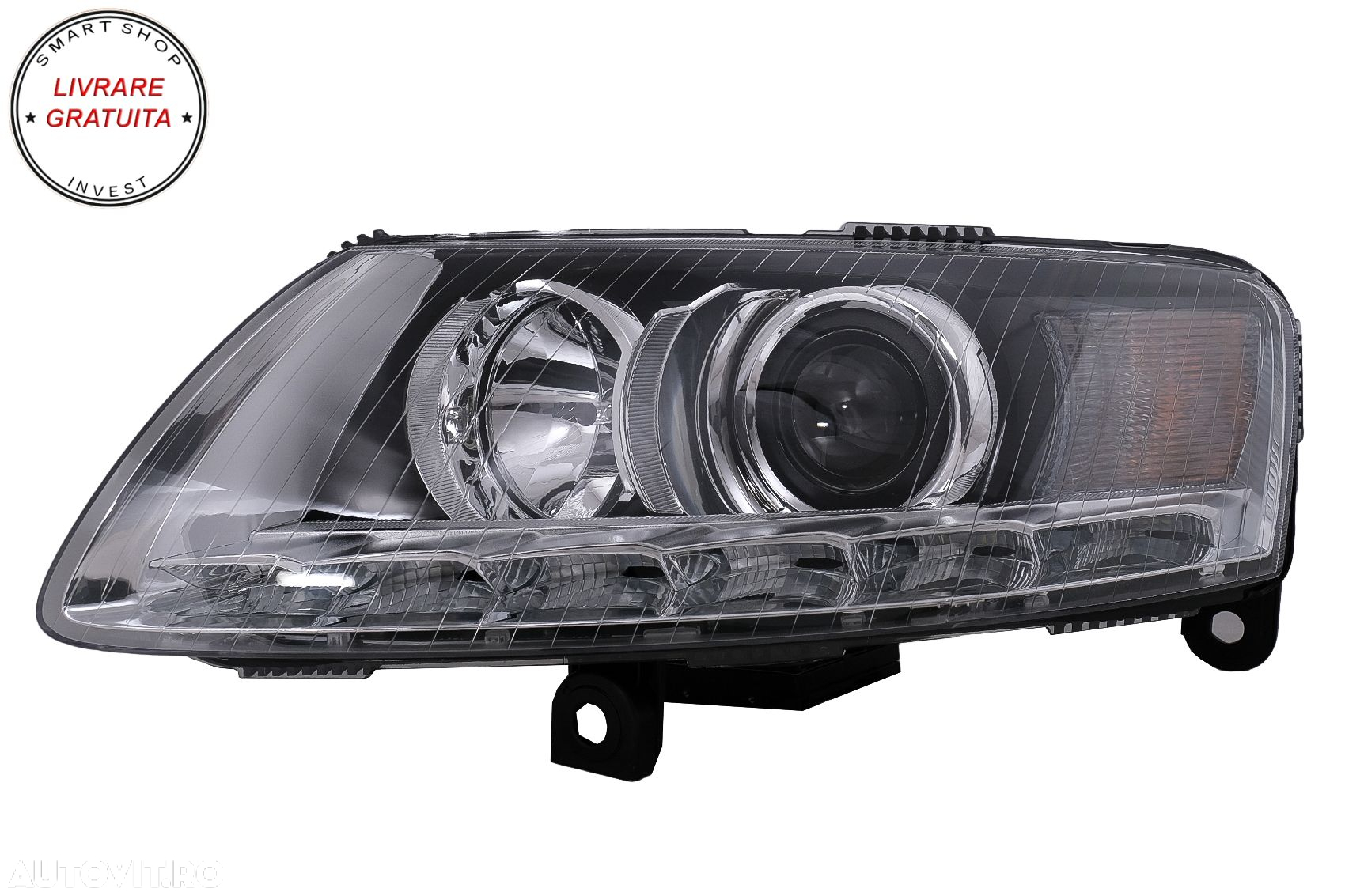 Faruri LED Audi A6 4F C6 (2008-2011) Conversie pentru Xenon la Facelift Design- livrare gratuita - 2