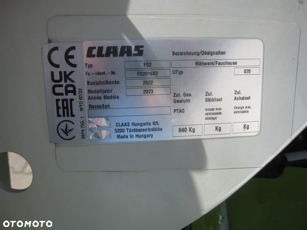 Claas Corto 3200 F profil kosiarka bębnowa czołowa - 8