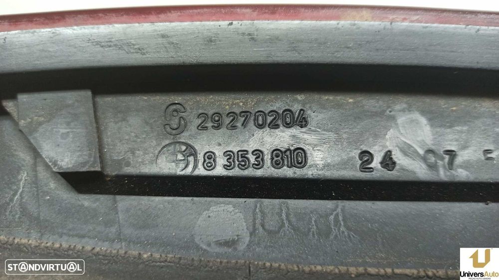 FAROLIM TRASEIRO DIREITO BMW SERIE 3 COUPE (E36) 316I - 8