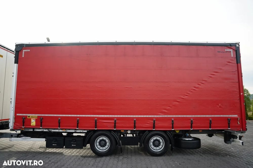 Volvo FH 460 / COMBINAȚIE TANDEM / 120 M3 / TRANSITION / I-SAVE / I-PARK COOL / DIRECȚIE CU RIDICARE AXLE / WIELTON / CORTINĂ ARMATĂ - 14
