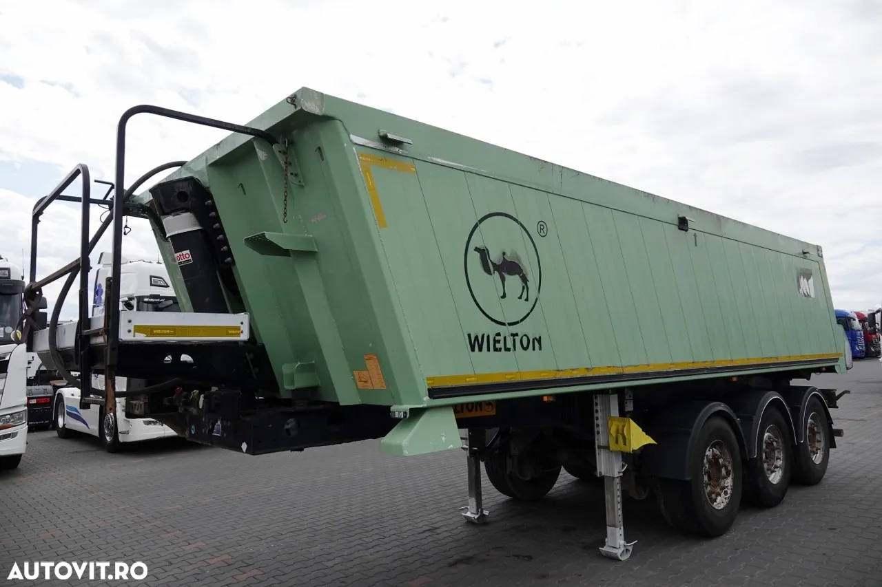 Wielton BASCULATOR 23 M3 / CAMION DIN ALUMINIU / AXĂ RIDICATĂ - 4