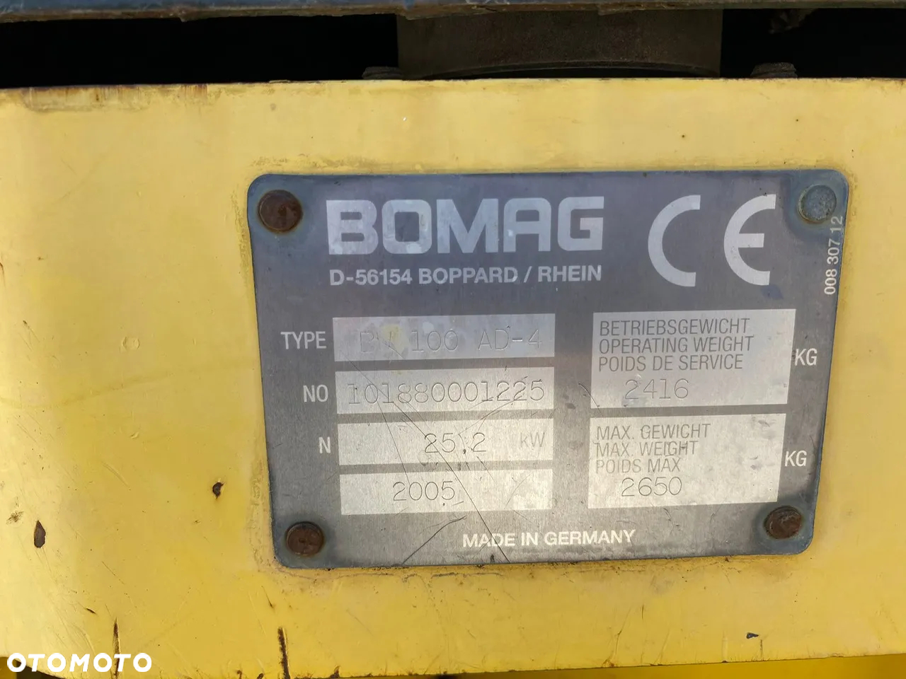 Bomag BW-100 AD-4  / 2005 rok / 2300 h / Piękny stan Techniczny - 12