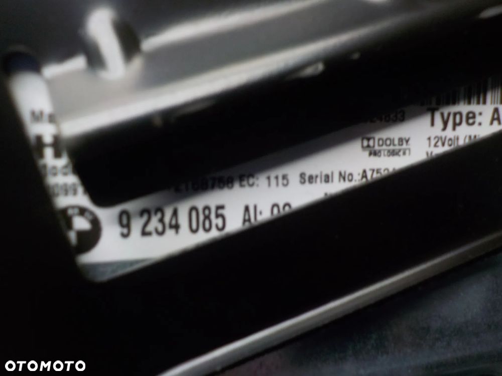 BMW 5 F10 WZMACNIACZ HARMAN BECKER 9234085 - 2