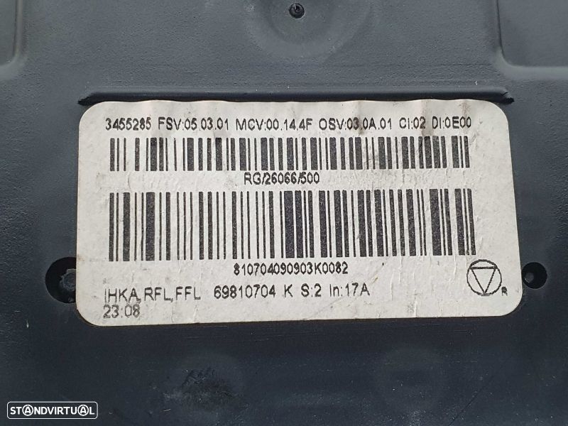 Comando Chaufagem Mini Mini (R56) - 3