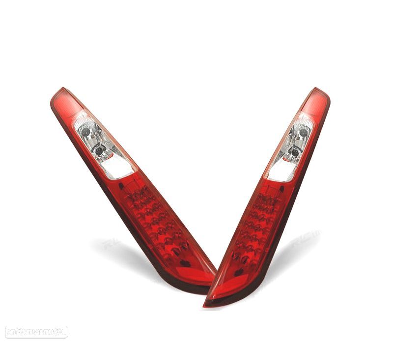 FAROLINS TRASEIROS LED PARA FORD FOCUS 04-08 VERMELHO - 1