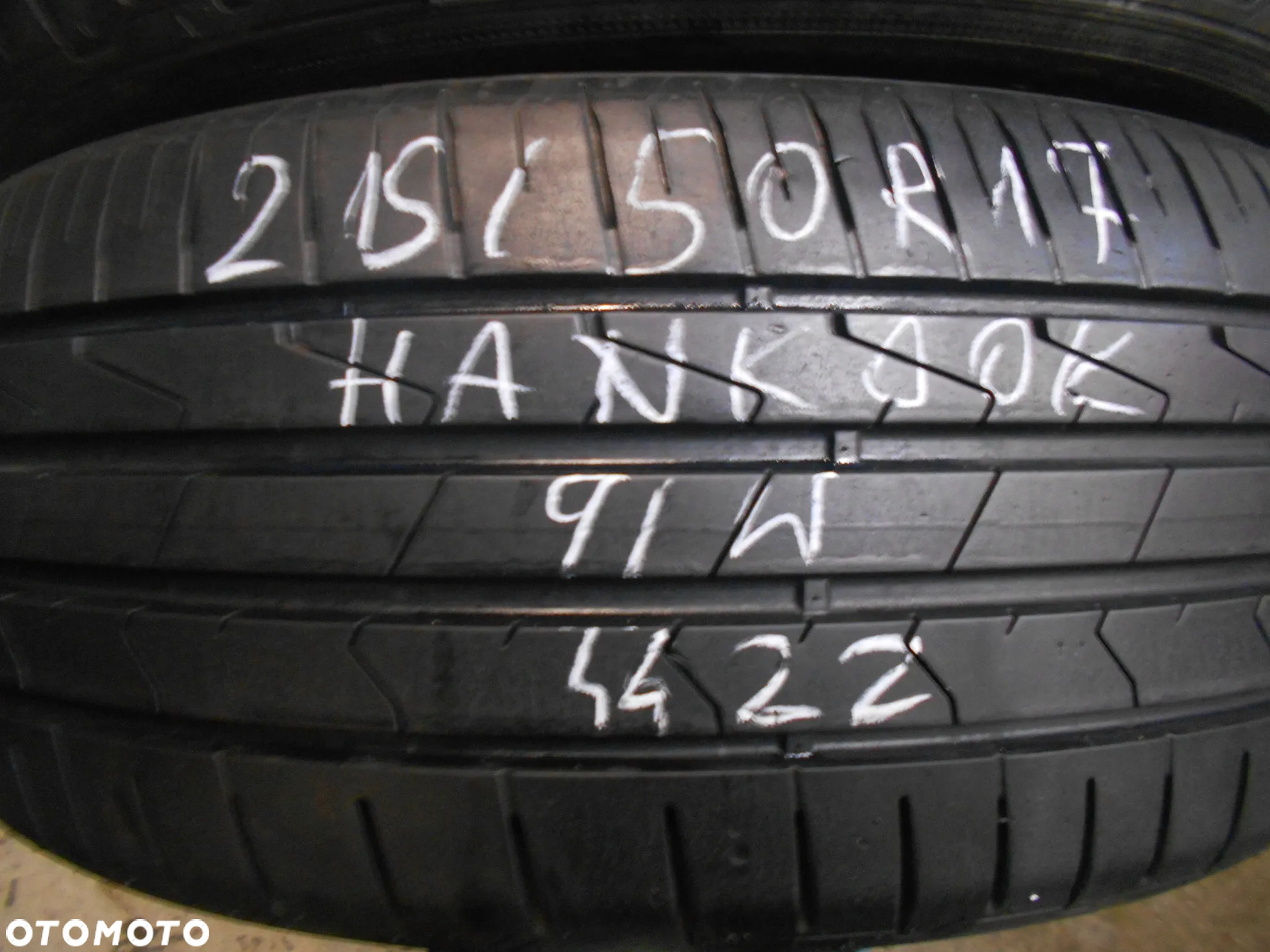 OPONY 215/50R17 HANKOOK VENTUS PRIME 3 DOT 4422 / 0720   7.8MM - 3