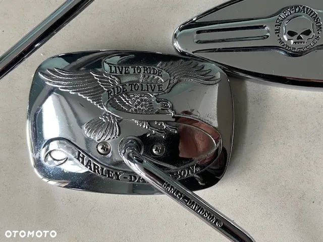 LUSTERKA LUSTERKO HARLEY Touring Softail Lewe, Sortster - 11