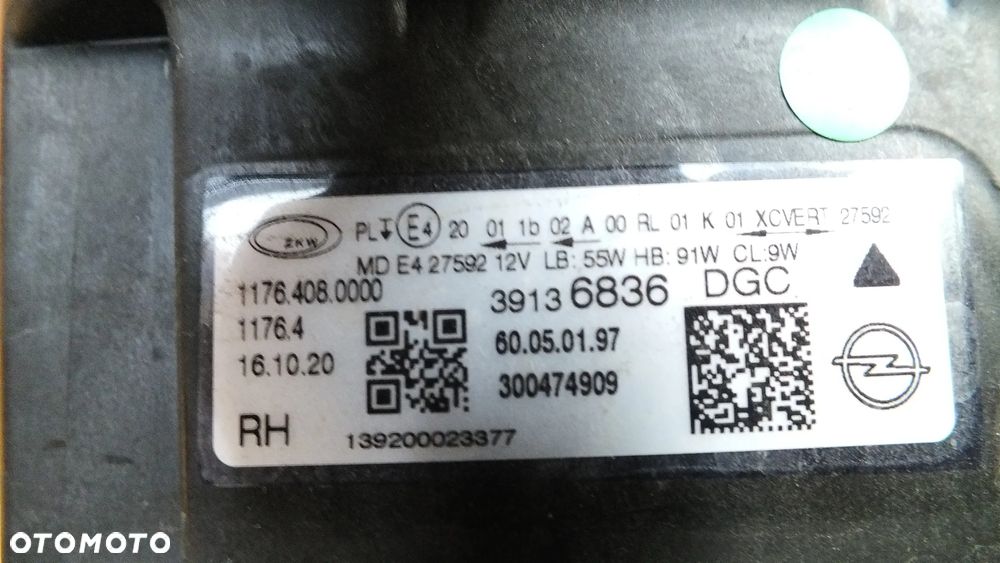 Lampa przednia prawa lewa Opel Insignia B ILUX Led - 12