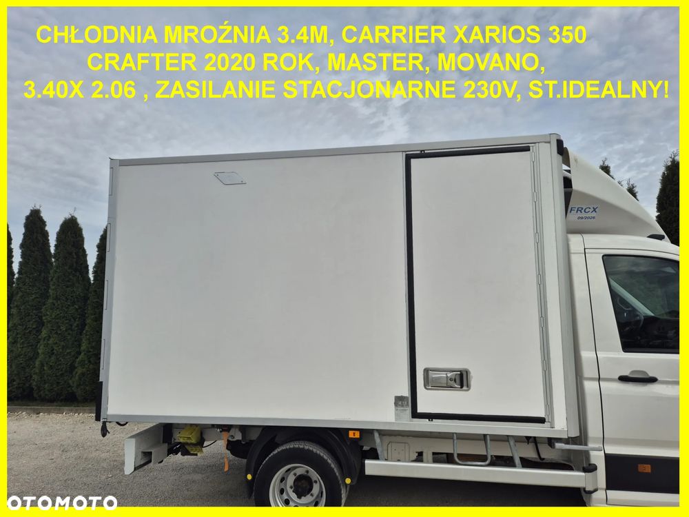 Chłodnia mroźnia 3.4m Crafter master 2020, Carrier xarios 350, zasilanie stacjonarne, stan idealny! - 1