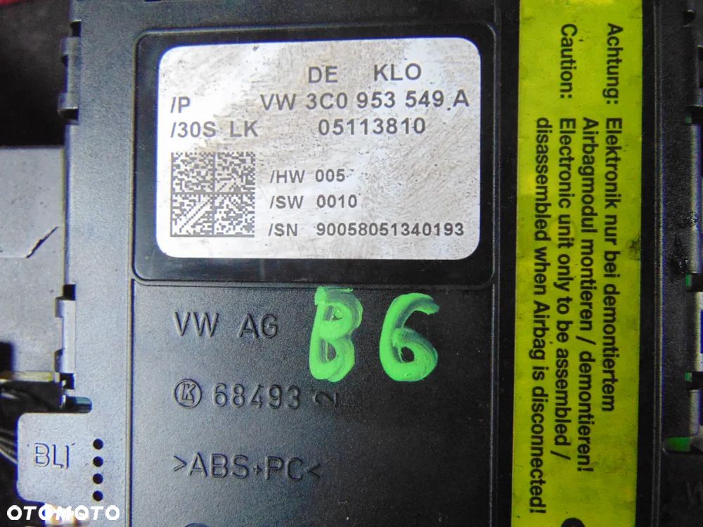 Przełączniki moduł manetki passat b6 - 1