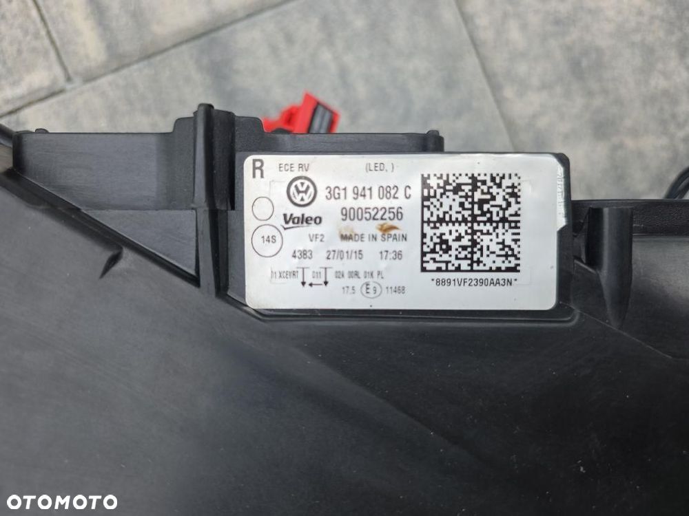 VW PASSAT B8 3G1 Lampa prawa przód Full Led Dynamic 3G1941082C Chrom - 10