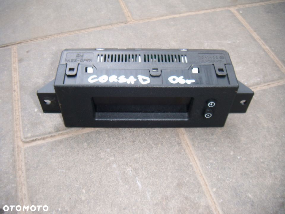 opel corsa D 06r wyświetlacz radia nr 13209460 - 1