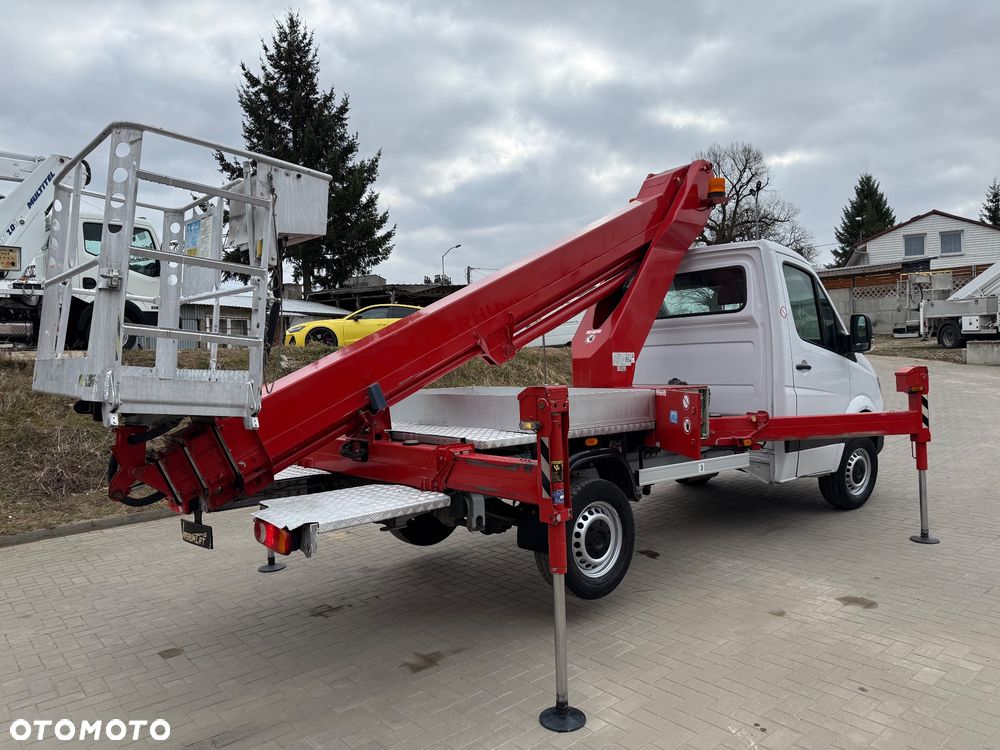 Mercedes-Benz Podnośnik Koszowy Zwyżka Ruthmann TB220 22 metry 14 w Bok Udt jak Wumag Multitel Gsr - 13