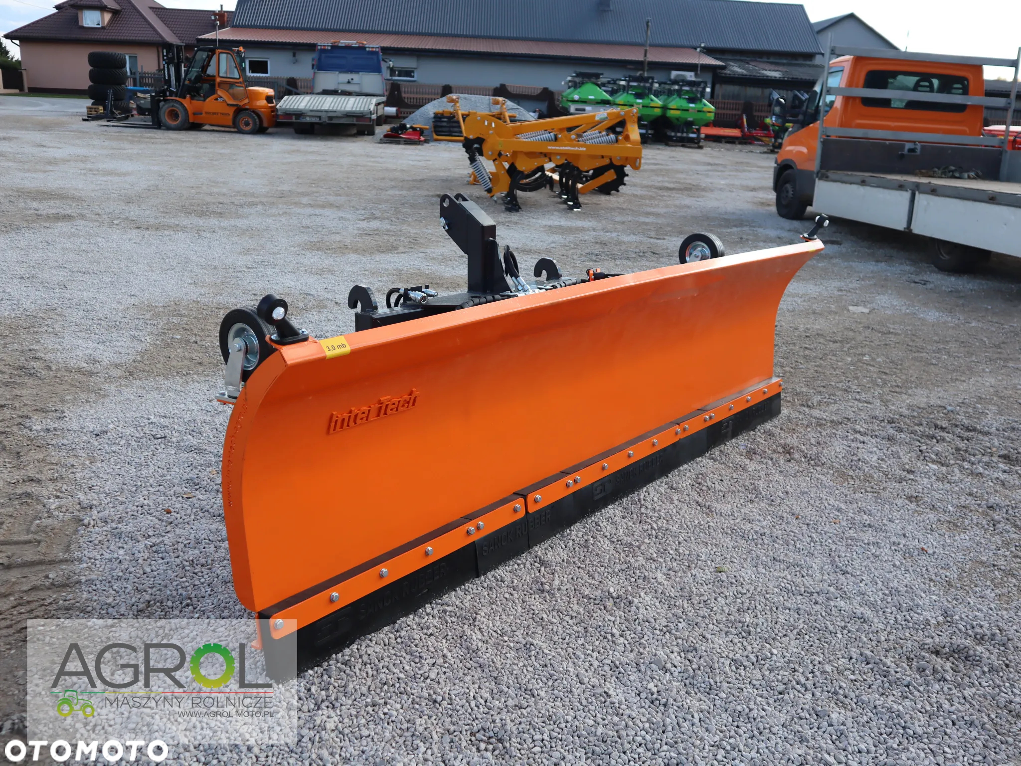 Pług śnieżny do śniegu PSSH-04 3,0m EURO/TUZ Inter-Tech - 2