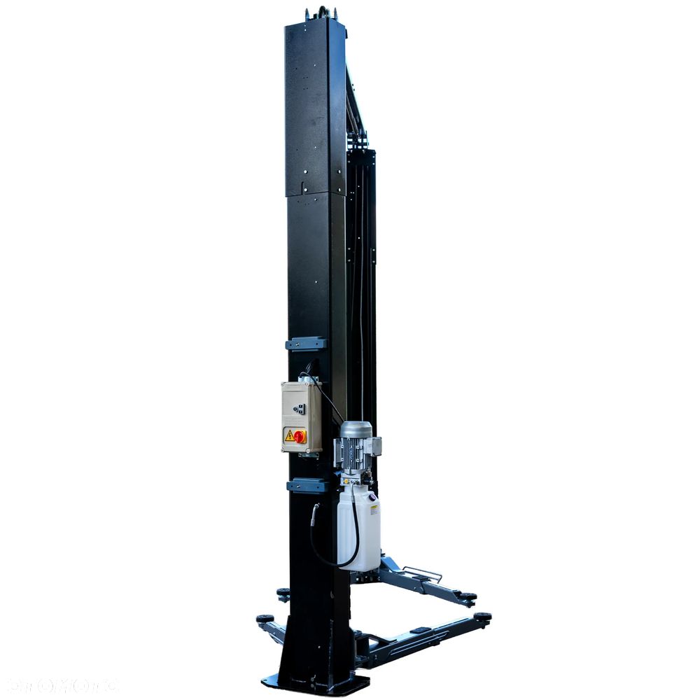 Podnośnik dwukolumnowy asymetryczny ETGE-3440ASY BLACK – 4000 KG, CE + UDT - 7