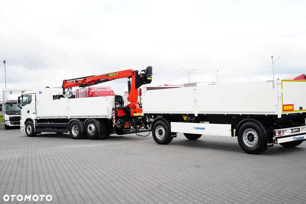 MAN / TGS / 26.470 / 6 X 2 / ZESTAW SKRZYNIOWY + HDS / PALFINGER PK 20 501 L / OŚ SKRĘTNA / CHWYTAK - 40