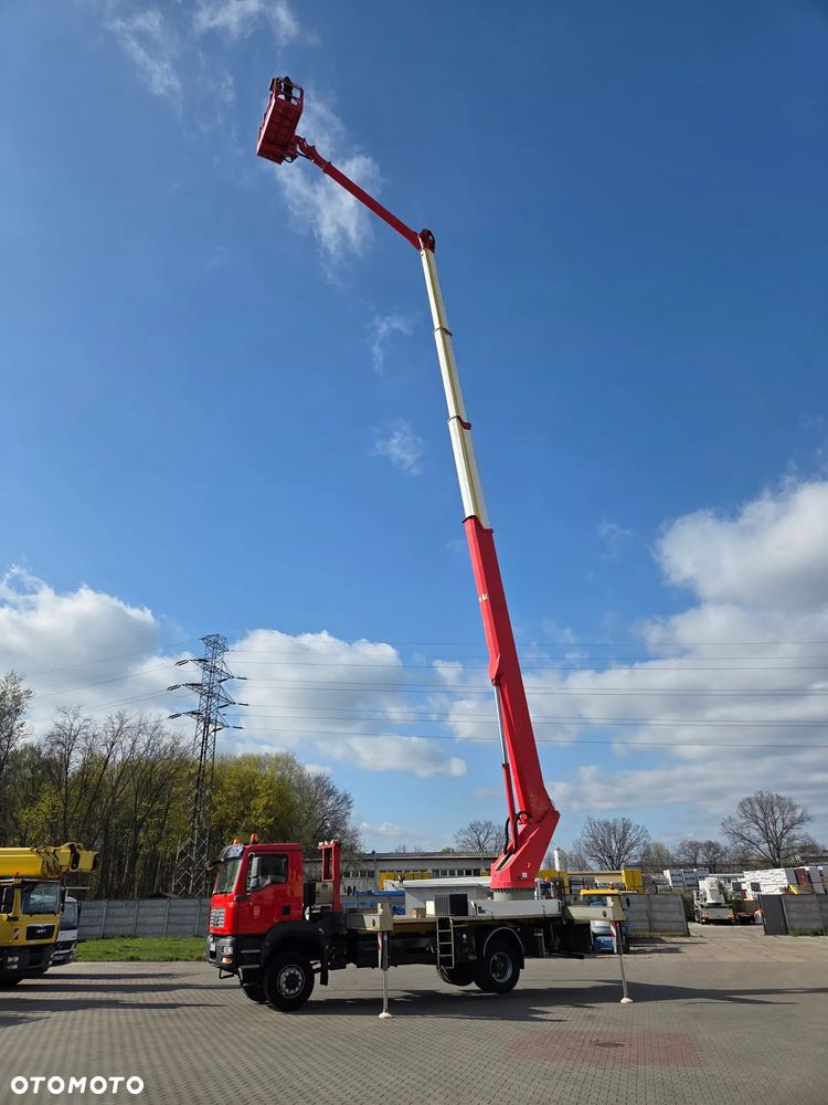 MAN TGM 18.280 4x4 BB - 45 m WUMAG Elevant Palfinger WT 450 Podnośnik koszowy zwyżka Ruthmann Multitel terenowy - 5
