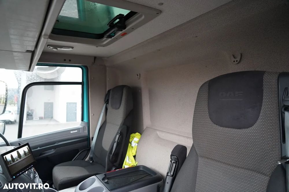 DAF CF 290 / 4X2 / SOLO / CORTINĂ 8M / HALOGEN DHOLLANDIA / PODEA REZISTENTĂ / EURO 6 - 27