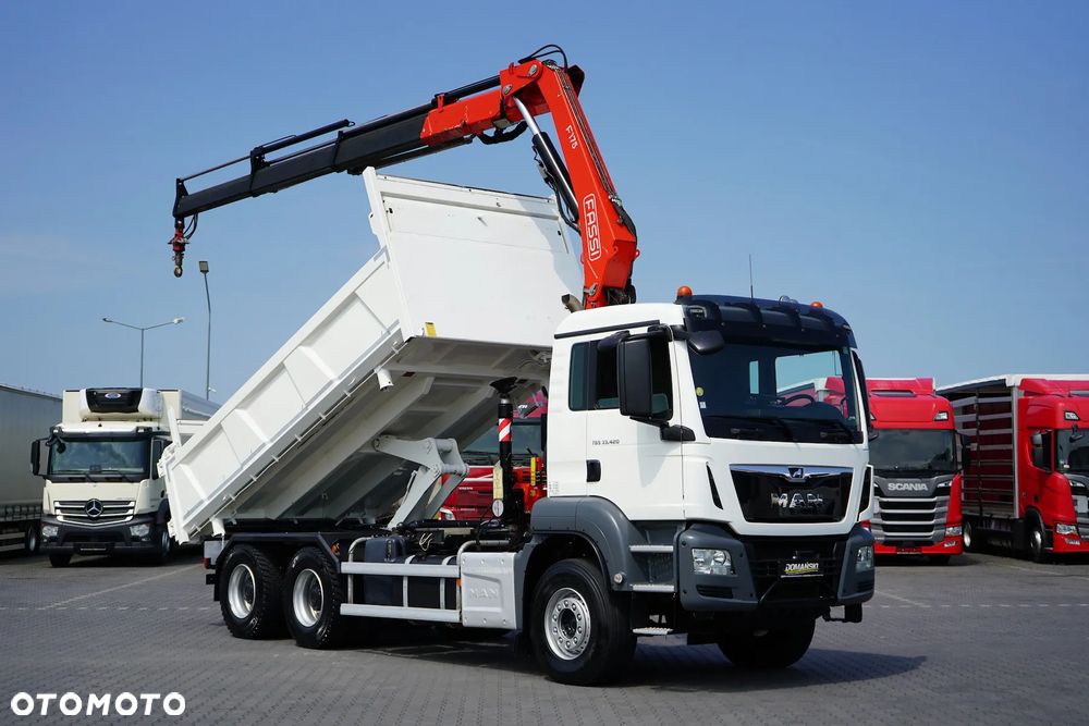 MAN / TGS / 33.420 / E 6 / WYWROTKA + HDS / FASSI F 175 / 6 X 4 / HYDROBURTA - 2