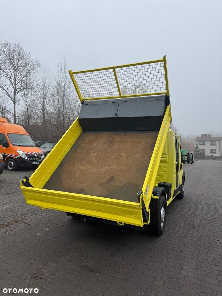 Fiat Ducato 2.3JTD Wywrotka Brygadówka Hak 3 Tony 7 Osobowa Klima Kiper I wł. - 9