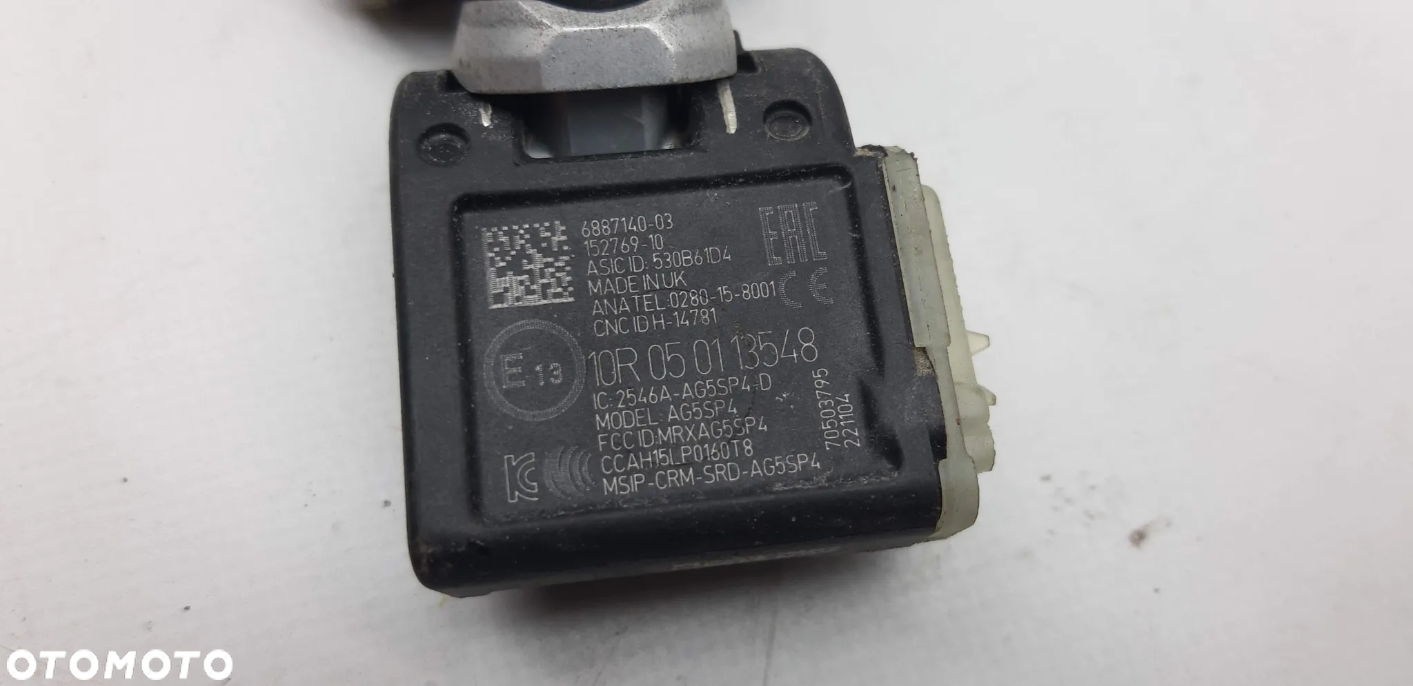 Czujnik ciśnienia opon TPMS 6887140 BMW G31 xDrive 2.0B hybryda 2022r lift kombi 4x4 - 4