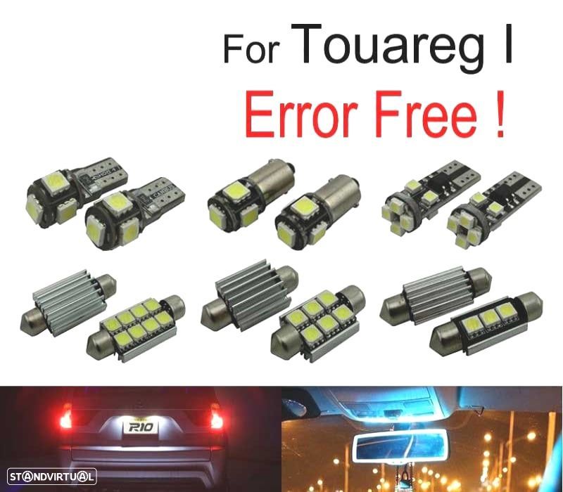 KIT COMPLETO DE 20 LÂMPADAS LED INTERIOR PARA TOUAREGI 7LA 7L6 7L7 2002 -2009 - 1