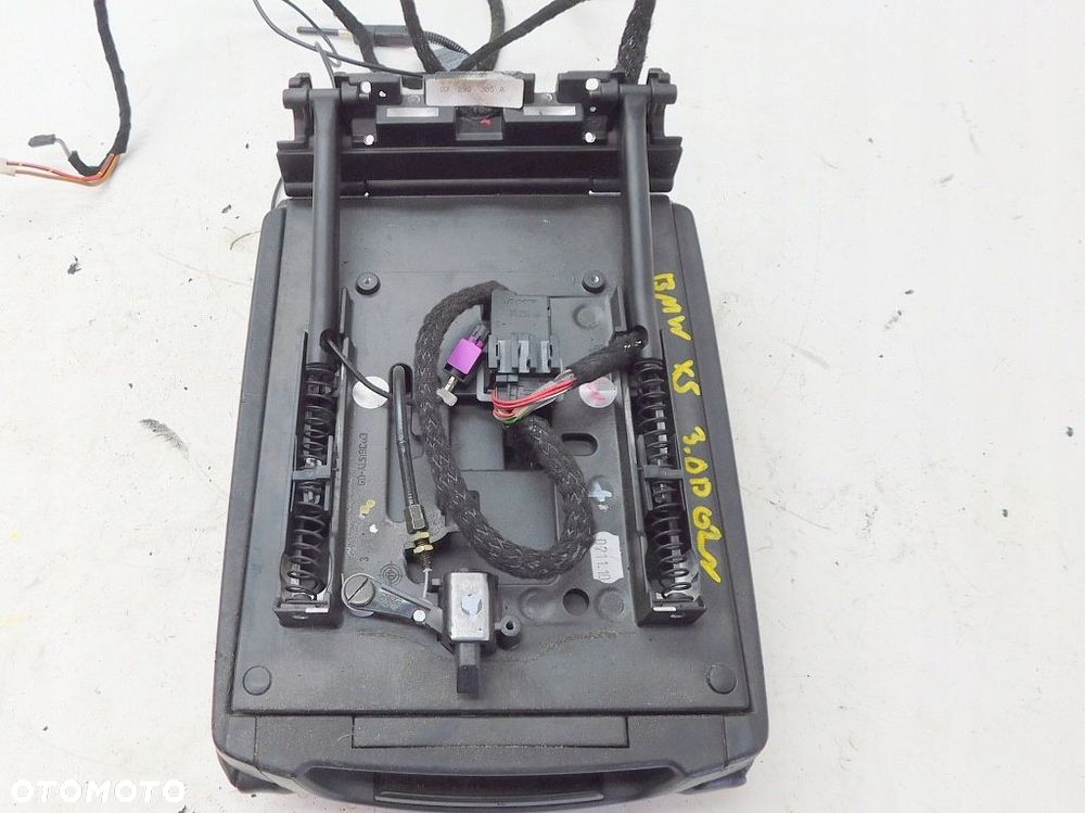 BMW X5 E53 3.0D M57 2002r PODŁOKIETNIK SCHOWEK ŚRODKOWY NA TELEFON SKÓRA - 6