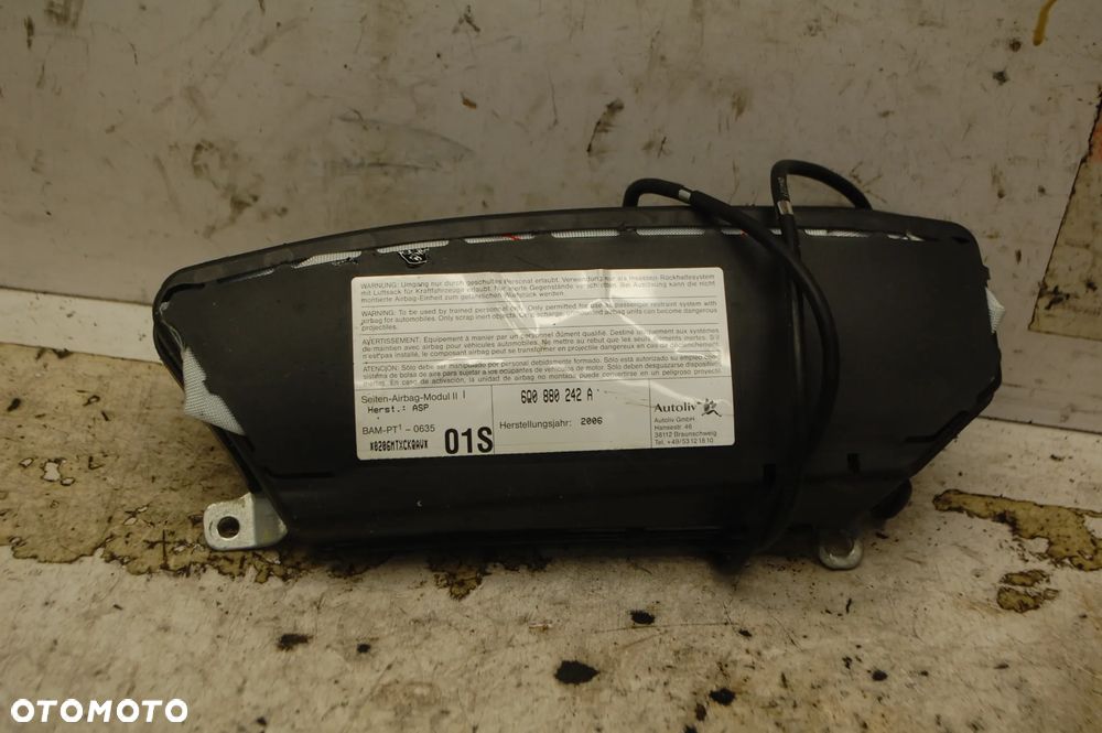 PODUSZKA FOTELA PRAWA PRZÓD PRZEDNIA 6Q0880242A VW POLO IV 9N 3D SEAT IBIZA III SKODA - 2