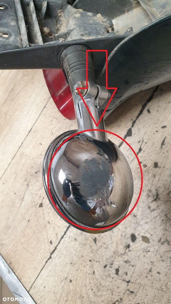 Błotnik tył lampa kierunkowskaz chlapacz Yamaha XVS1100 Drag Star Custom - 10