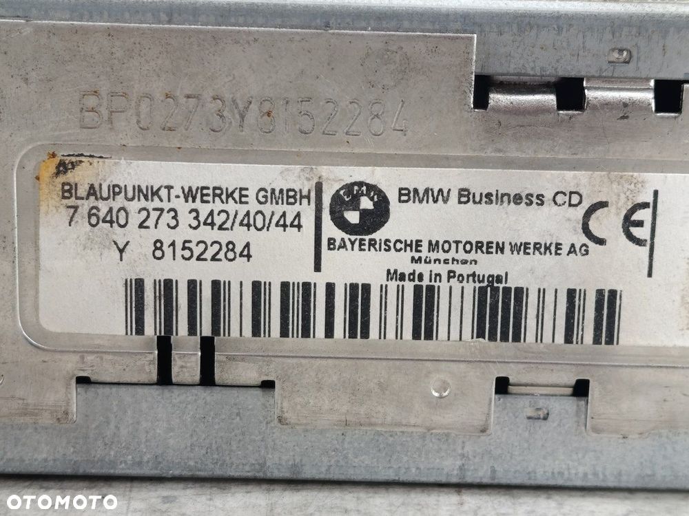 RADIO FABRYCZNE BMW 3 E46 FL 7640273342 8152284  BLAUPUNKT - 8