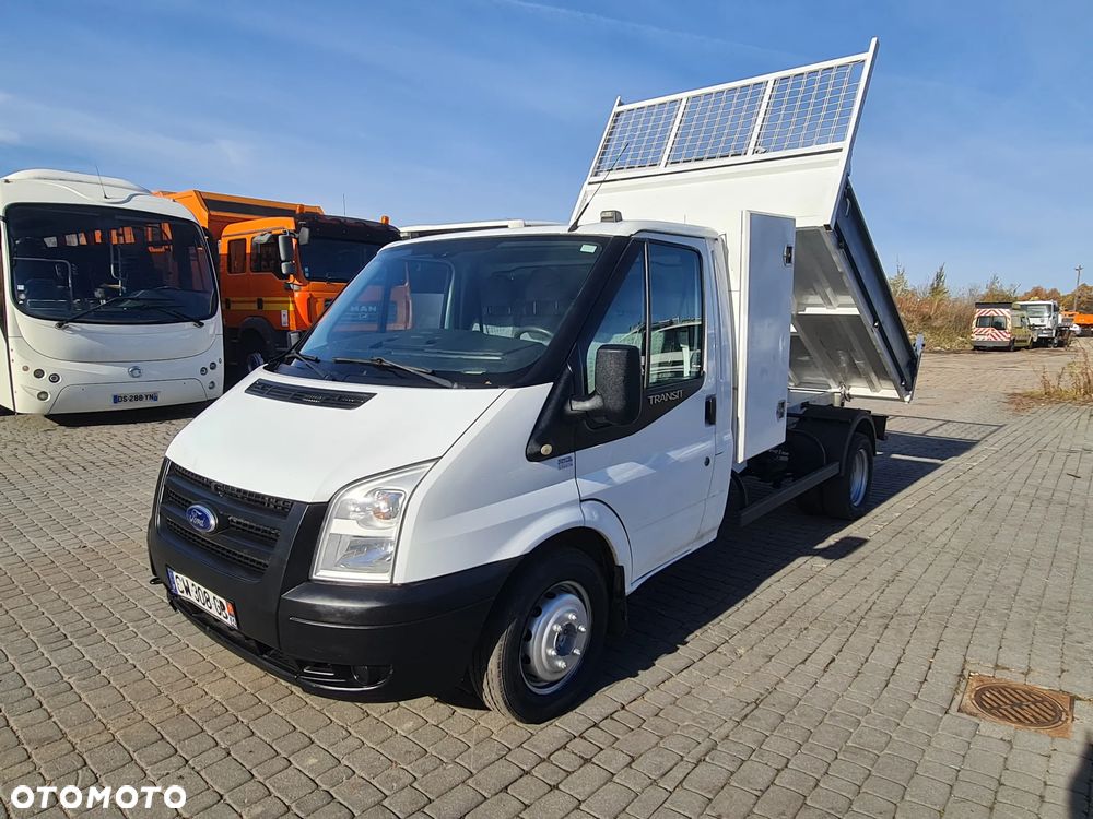 Ford Transit 2013 r. Wywrotka Bliźniak Kiper Na Bliźniaku - 2