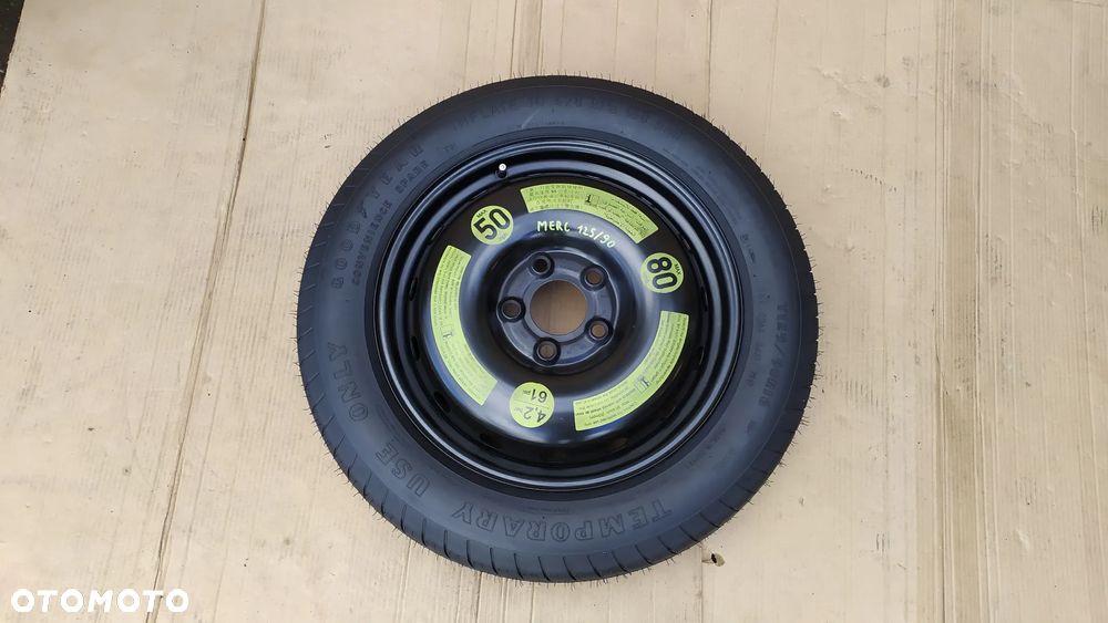 KOŁO DOJAZDOWE 5x112 R16 MERCEDES C KLASA W204 W205 CLK W209 - 5