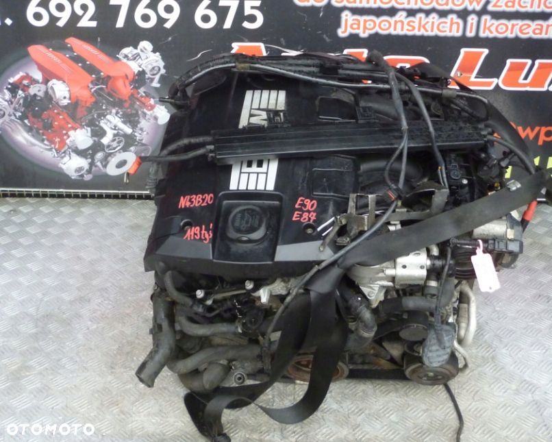 SILNIK KOMPLETNY BMW E90 2.0 B N43B20 119 TYS