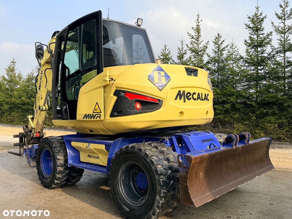 Mecalac Koparka 14 ton MECALAC 15 MWR koparko-ładowarka 3 łyżki widły 1 wł Centr.smarowanie Opony na BLIŹNIAKU 80%Camso ładowarka 714 12MTX 4x4 skrętne KLIMA kabina Premium silnik 146KM DEUTZ szybka 35km/h - 3