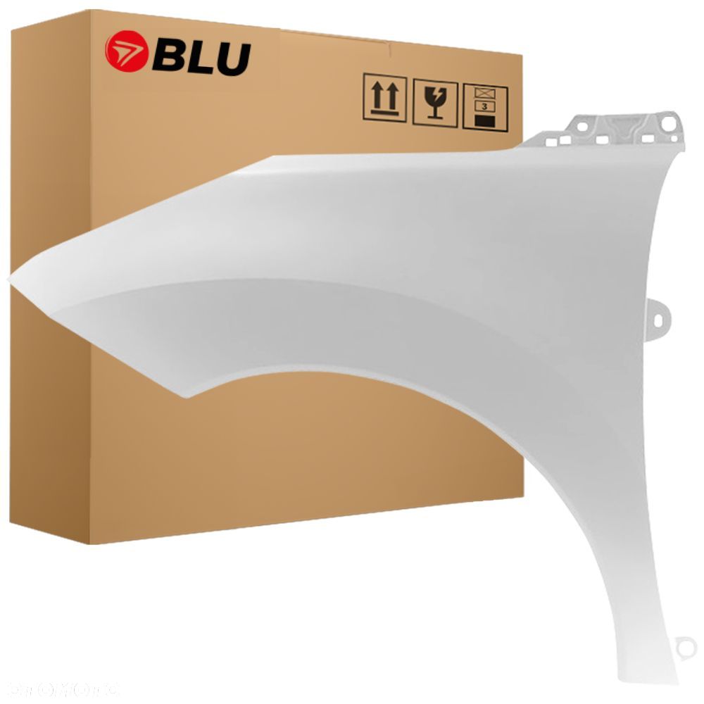 BLU Błotnik PEUGEOT 3008 I EZR lewy srebrny 2009-2016 przód ArcticSteel - 1