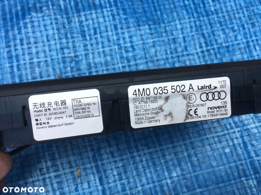 Audi Q7 4M Ładowarka Indukcyjna Indukcja Schowek 4M0035502A - 4