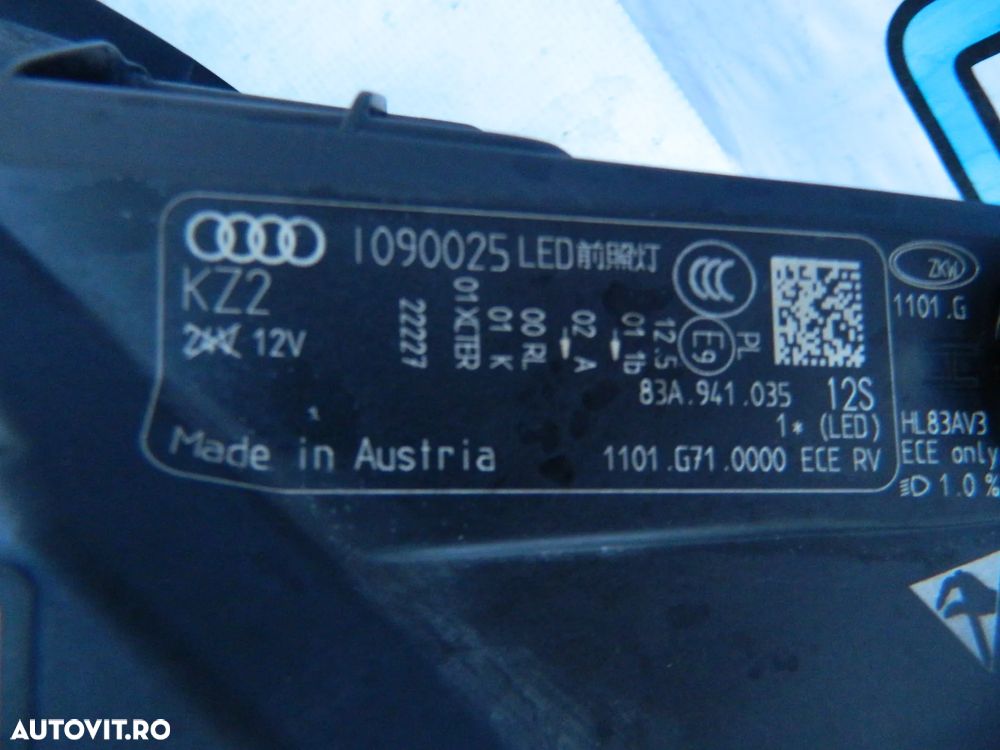 Far stanga Audi Q3 Matrix model 2020-2023 cod 83A941035 C - 5