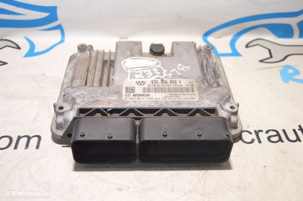 CENTRALINA ECU MOTOR BOSCH VW VOLKSWAGEN 0281014900 1039S27303 03G906056K 03G906021AB VW VOLKSWAGEN GOLF V 5 MK5 1K 1K1 1.9 TDI 105CV BLS - 5
